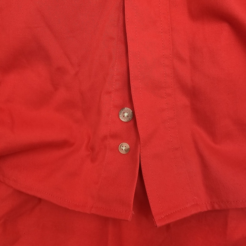 Vintage NWT Deadstock Ivy Crew Men's Red Button-Down Shirt (2000s) - Picture 5 of 5
